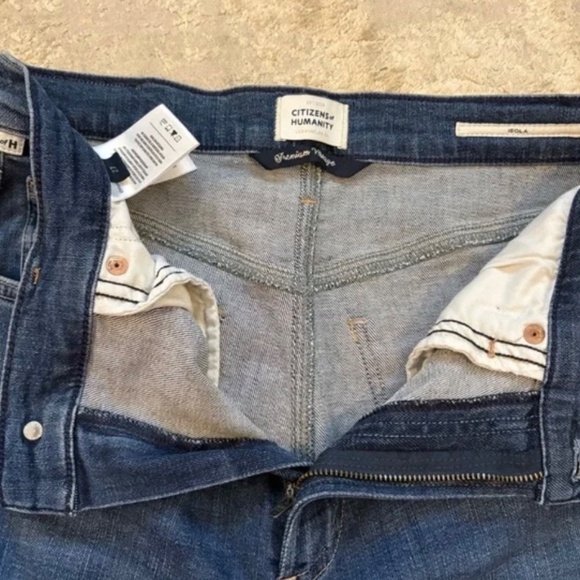 Citizens of Humanity Isola Cropped Boot Cut Women's Blue Jeans Size 27 - Picture 4 of 16